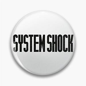 System Shock Logo Black Pin