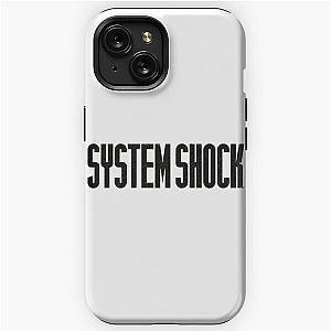 System Shock Logo Black iPhone Tough Case