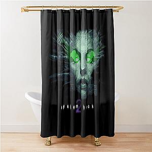 System Shock 2 Shodan Logo Custom Shower Curtain