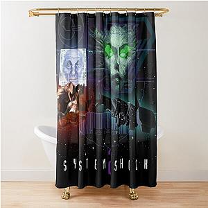 System Shock 2 - Movie Poster Style Art Shower Curtain