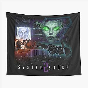 System Shock 2 - Movie Poster Style Art Tapestry