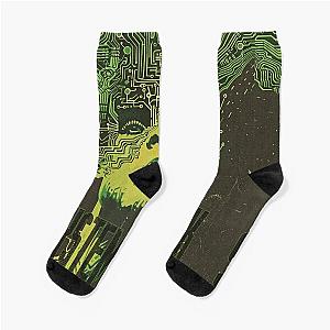 Retro System Shock Fanart Socks