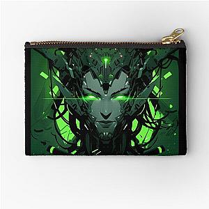 SHODAN - System Shock - Immortal Machine  Zipper Pouch