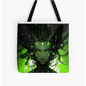 SHODAN - System Shock - The Upgrade  All Over Print Tote Bag