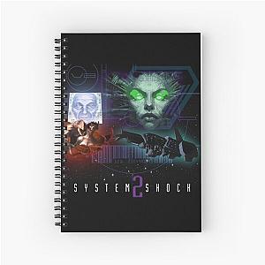 System Shock 2 - Movie Poster Style Art Spiral Notebook