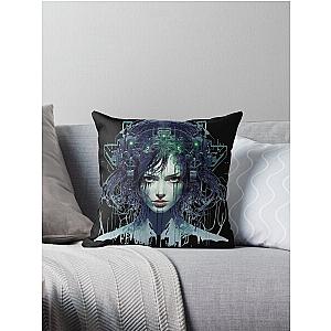 Shodan System Shock Throw Pillow