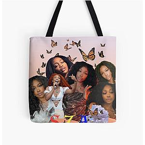 SZA Collage All Over Print Tote Bag RB0903