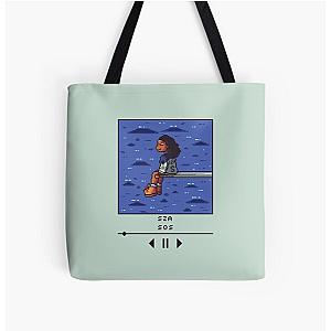 SZA Pixel Art SOS Album Spotify Kill Bill Song All Over Print Tote Bag RB0903