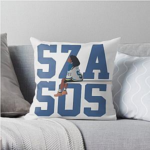 SZA Concert, SZA SOS Throw Pillow RB0903