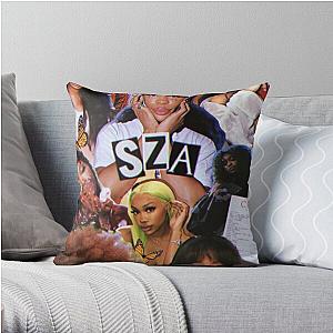 sza collage Throw Pillow RB0903