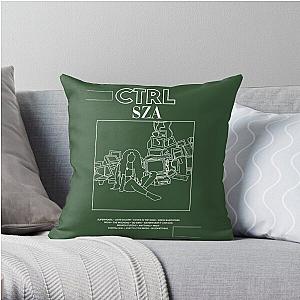 CTRL - SZA Throw Pillow RB0903