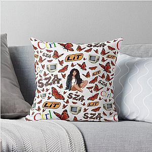 SZA Fan Pack All Over Pattern Throw Pillow RB0903