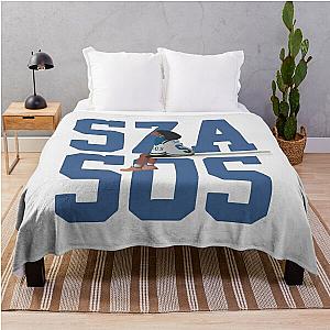 SZA Concert, SZA SOS Throw Blanket RB0903