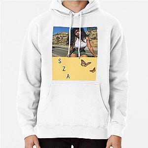 SZA with butterfly Pullover Hoodie RB0903