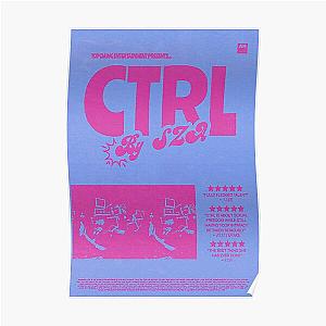 Album Print - "Ctrl" by SZA (Pink/Blue) Poster RB0903