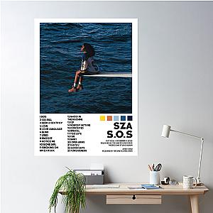 Sza Tracklist Poster Premium Merch Store