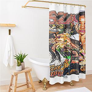 Sza Good Days Shower Curtain Premium Merch Store