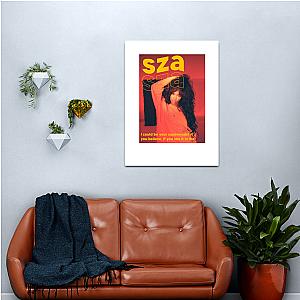 Sza Collage Canvas Print Premium Merch Store