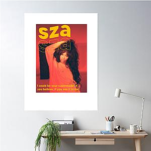 Sza Collage Poster Premium Merch Store