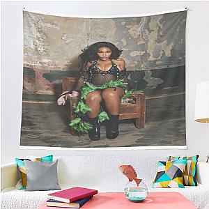 Girl Photoshoot Sit Pose Tapestry Premium Merch Store