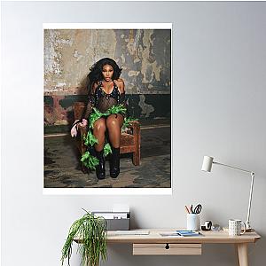 Girl Photoshoot Sit Pose Poster Premium Merch Store