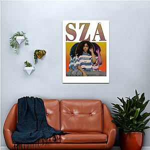 Sza Cool Rapper Hip Hop Music Bootleg Canvas Print Premium Merch Store