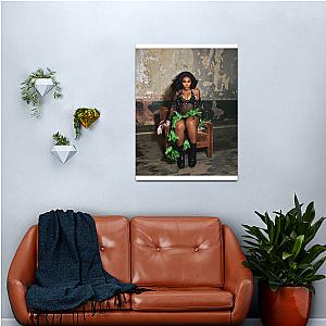 Girl Photoshoot Sit Pose Canvas Print Premium Merch Store