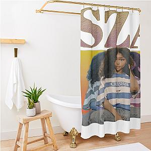 Sza Cool Rapper Hip Hop Music Bootleg Shower Curtain Premium Merch Store