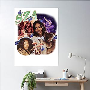 Sza 90S Retro Style Poster Premium Merch Store