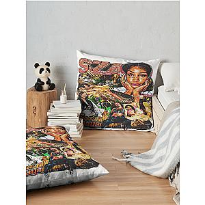 Sza Good Days Throw Pillow Premium Merch Store