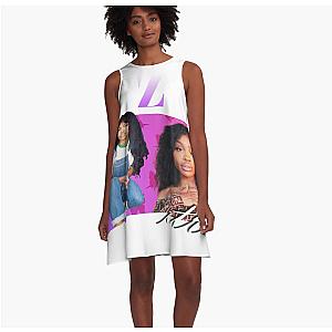 Sza Retro Vintage A-Line Dress Premium Merch Store