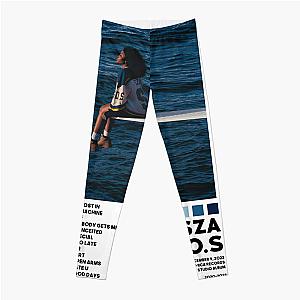 Sza Tracklist Legging Premium Merch Store