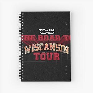 wiscansin T-pain tour Spiral Notebook