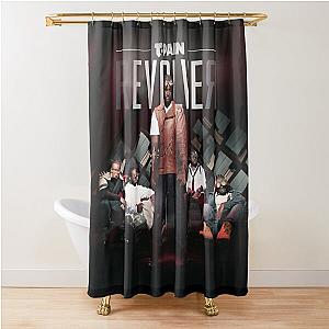 T-Pain revolver Shower Curtain