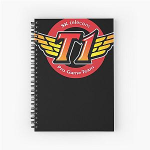 SKT T1 Logo (best quality ever) Baseball ¾ Sleeve Spiral Notebook