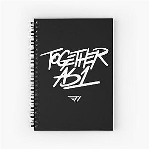 Skt T1 Merch Back Together As One Spiral Notebook