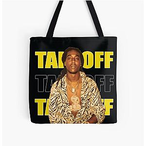 Rest in peace TAKE OFF All Over Print Tote Bag