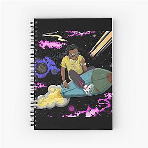 The Last Rocket Merch Resting Spiral Notebook