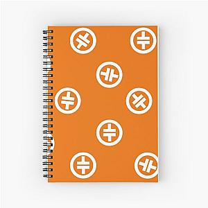 Take That - Orange Pattern Spiral Notebook