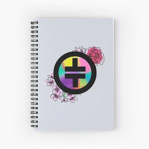 Take That - Colorful Symbol + Floral   Spiral Notebook