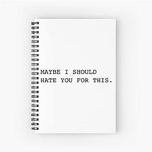 Taking Back Sunday  90s Emo Music Apparel   Spiral Notebook