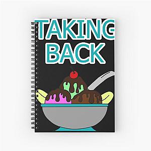 Taking Back Sunday - Ice Cream Sundae (WHITE) Es Spiral Notebook