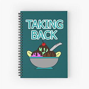 Taking Back Sunday - Ice Cream Sundae (WHITE)    Spiral Notebook