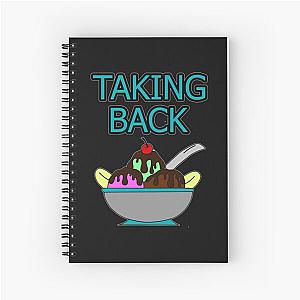 Taking Back Sunday   Ice Cream Sundae   Spiral Notebook