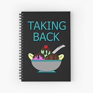 Taking Back Sunday Ice Cream Sundae Spiral Notebook