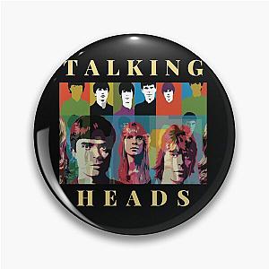 Talking heads classic retro Pin