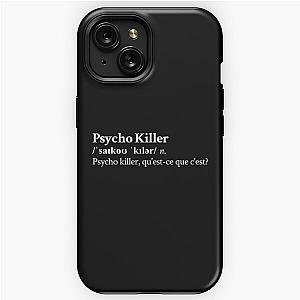 Talking Heads Aesthetic Quote Lyrics Rock 80s Black iPhone Tough Case