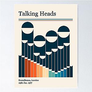 Talking Heads Retro Gig Poster Poster