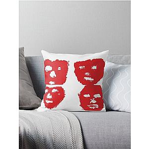 Talking Heads Remain In Light (Red Only) High Quality Throw Pillow