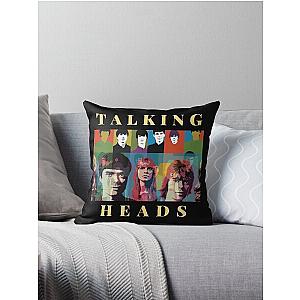 Talking heads classic retro Throw Pillow